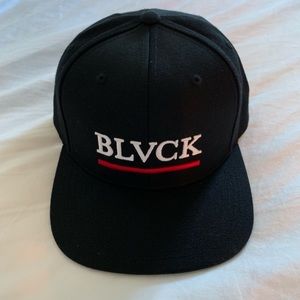Black Scale Flat Snapback Hat